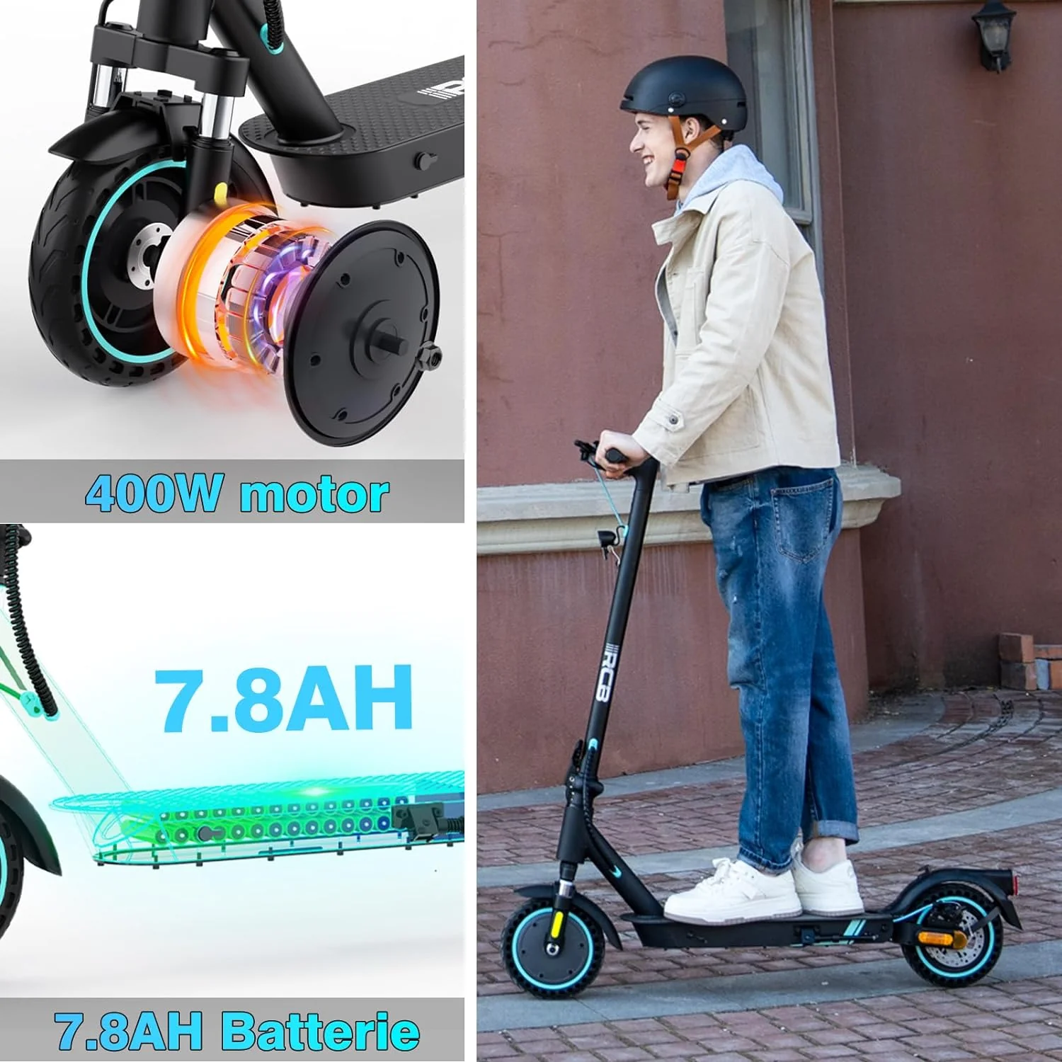 rcb ev85f abe e scooter | 400w motor. 36v batterie rcb ev85f abe e scooter | 400w motor. 36v batterie